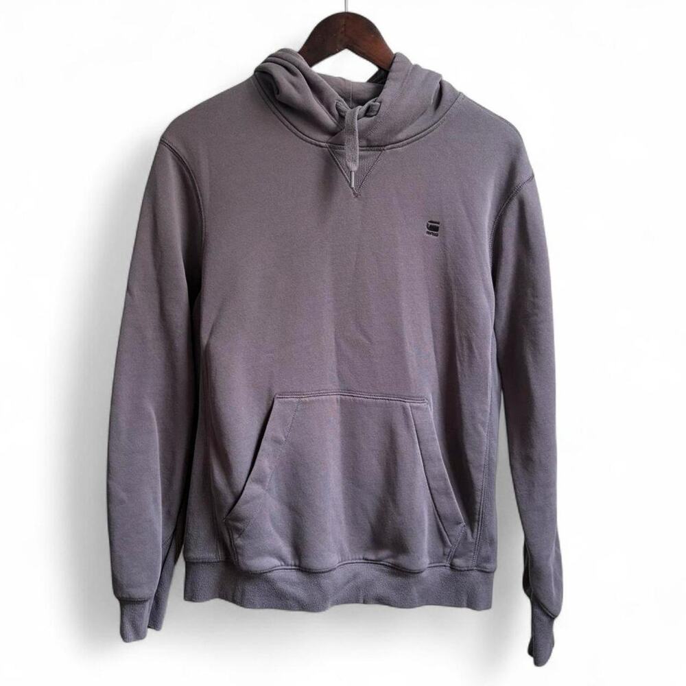 G Star Raw Minimalist Gray Mens M Preppy Sportswear Loungewear Hoodie